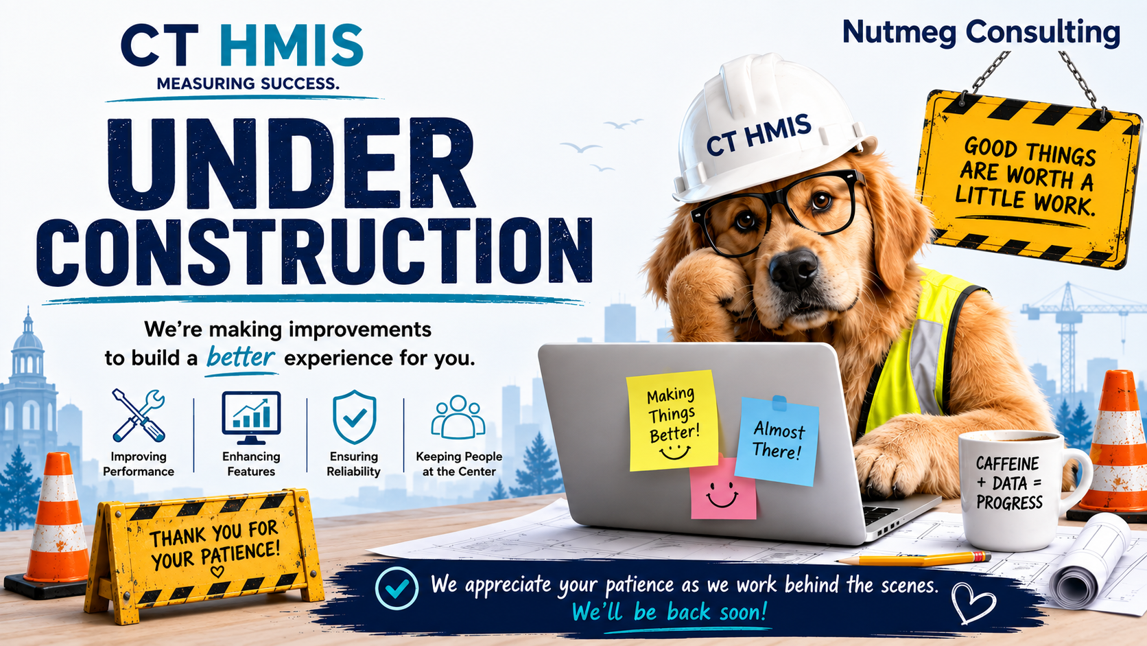 Dog working HARD